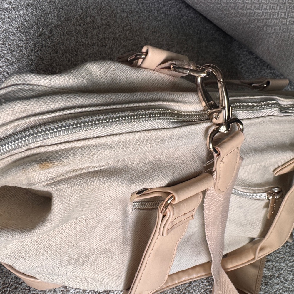 BEIS Mini Weekender- Beige - Picture 6 of 6